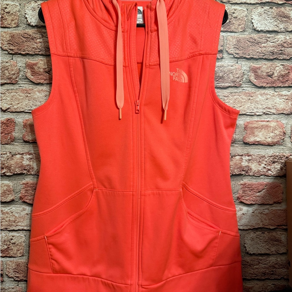 The North Face Vibrant Coral Sleeveless Vest